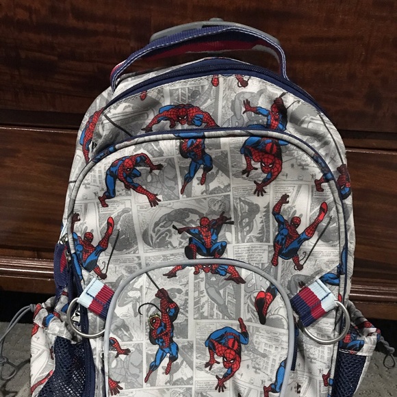 pottery barn spiderman backpack